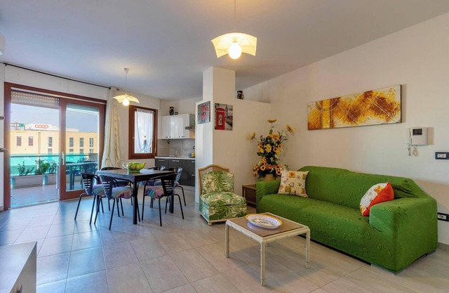 Ferienwohnung "Mediterraneo" nahe dem Strand mit Klimaanlage und Terrasse