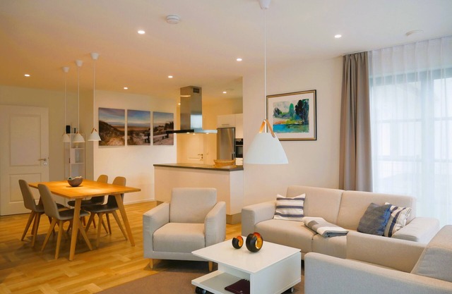 Apartment mit Terrasse - Jean Sibelius 11 - Inseldomizil Stolpe - Urlaub unter