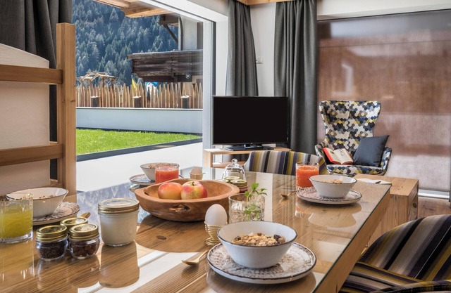 Ferienwohnung "Mulin Hilda" neben dem Skigebiet mit Bergblick, Sauna & Garten