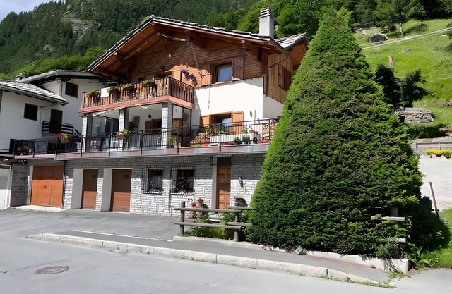 Ferienwohnung 'Olga - La Roisette' mit Bergblick