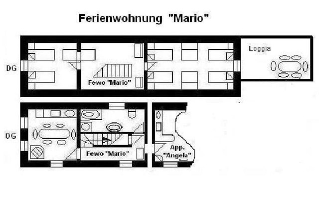 FeWo OM3 = Mario - Haus OM für 1-16 Personen, 23km bis FFM-Nord