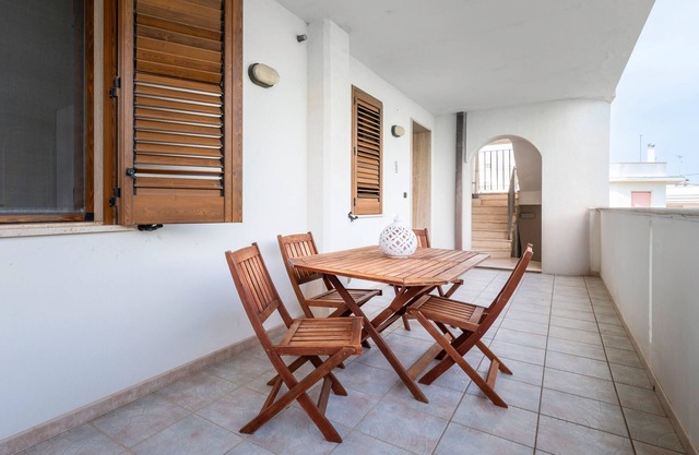 Ferienwohnung 'Otranto - Apt 1' mit Gemeinschaftsterrasse, Wi-Fi und Klimaanlage