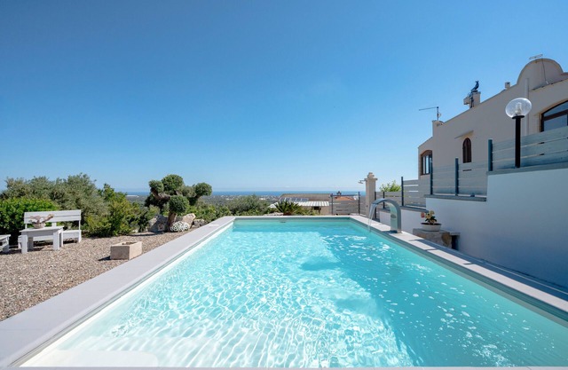 Ferienwohnung 'Panoramica Greco' mit privatem Pool, Wi-Fi und Klimaanlage