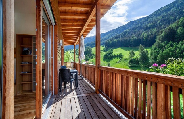 Ferienwohnung "Pritscheshof Balkon" mit Bergblick, Balkon & Terrasse