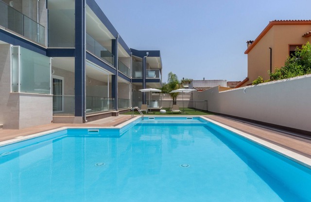 Ferienwohnung "Residenz Meridian Unità 1" in Strandnähe mit Bergblick