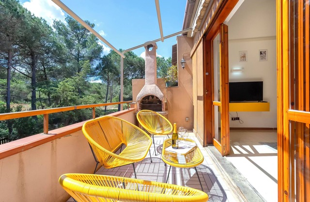 Ferienwohnung 'Sea Pine Retreat' mit Balkon, Wi-Fi und Klimaanlage