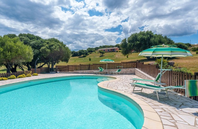 Ferienwohnung 'Stella Marina Piscina E Vista Mare' mit Meerblick, Wi-Fi und Klimaanlage