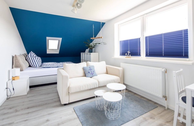 Apartment Steuerbord in Schillg, fussläufig zum Strand, WLAN, Parkplatz, Sky