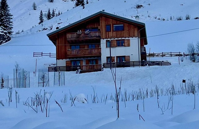 Apartment 'Sunny Arabba' mit Bergblick, privatem Garten und WLAN