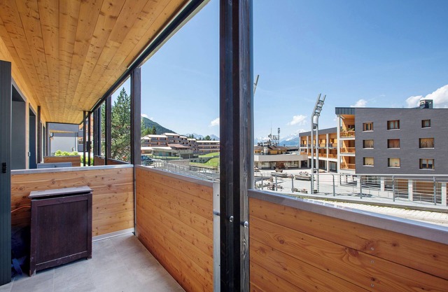 Ferienwohnung 'Sweet Home - Pila Appartamenti' mit Bergblick und privater Terrasse
