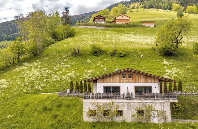 Ferienwohnung 'Tratterhof Apt Eidechsspitze' mit Bergblick, privater Terrasse und WLAN