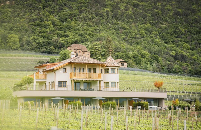 Ferienwohnung 'Valentinerhof Apt Air' mit Bergblick, Gemeinschaftspool und WLAN