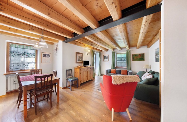 Ferienwohnung 'Villa Cleila Verde B' mit Bergblick, Gemeinschaftsgarten und Balkon