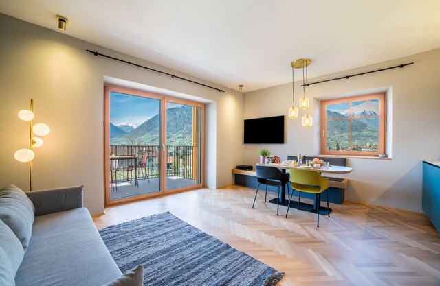 Ferienwohnung 'Villa Rosa Unterschöberlehof - Eliza' mit Bergblick, WLAN und Klimaanlage