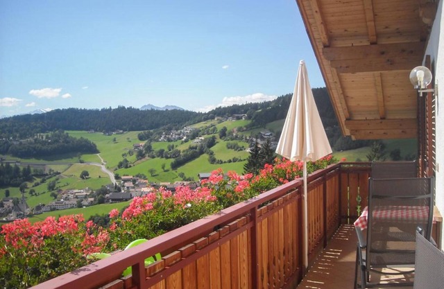 Ferienwohnung 'Wald' mit Bergblick, Gemeinschaftsgarten und WLAN