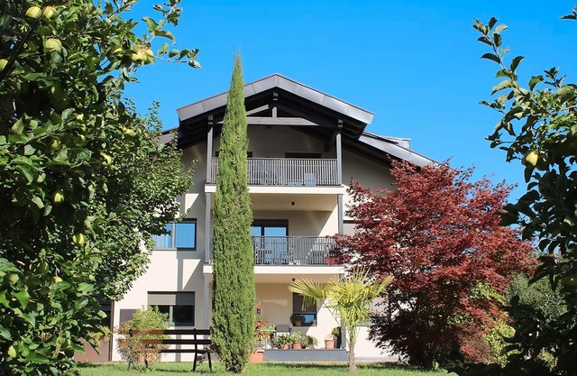 Ferienwohnung 'Wiesgut Stark' mit Bergblick, privater Terrasse und WLAN