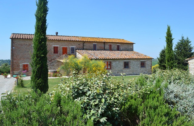 Wohnung mit schöner Aussicht in den Crete Senesi