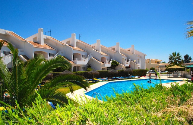 Apartment mit Gemeinschaftspool zu Fuß zum Strand, Stadtzentrum