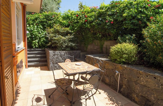 Apartment mit Gartenblick