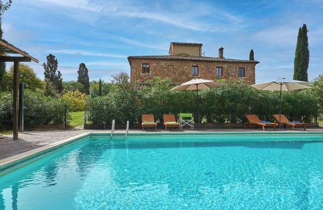 Fewo Gelso in Torrita,Erdgeschoss,überdachte Terrasse,Pool,free Wi-Fi,bis 6 Pers