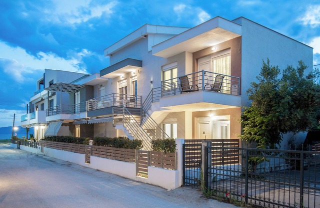 Two-Bedroom Apartment with Side Seaview, in Aphrodite Residential Complex