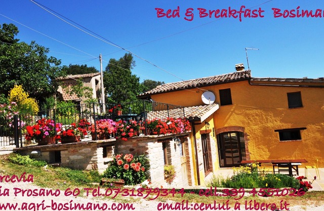 App. B & B LA TANA Bosimano-Grotte di Frasassi max. 8 Menschen
