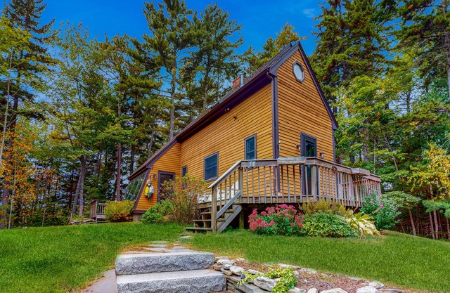 Appalachee Pond Waterfront Cottage | Decks, Sunroom, Dock with Kayaks & Canoe
