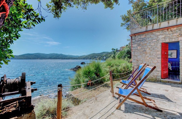 Appartamento Ilvia - Agriturismo Cotetonda am Strand mit privater Terrasse