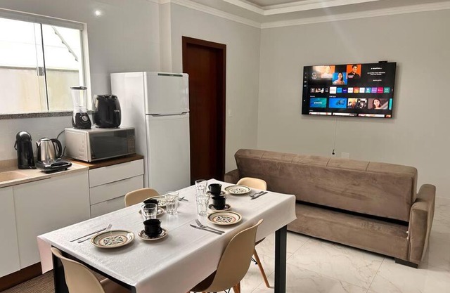 Apto térreo com garagem coberta