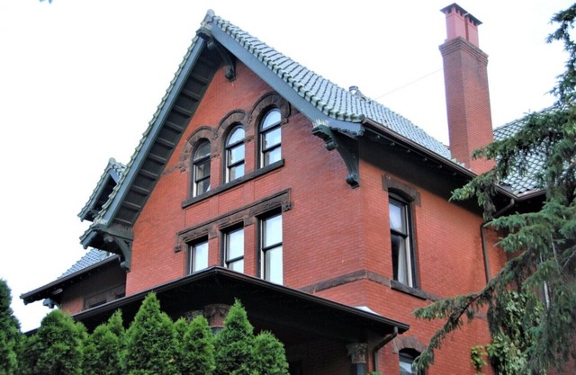 Brownstone Mansion des Architekten 6B6B, Veranda, Garten