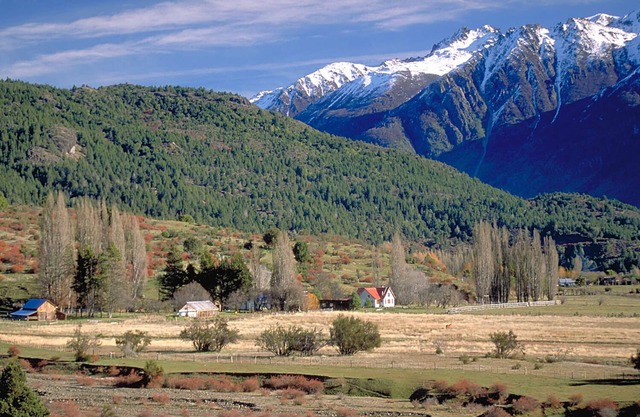 Argentinien Patagonia Lake District Prime Fliegenfischergebiet Ranch Home auf 880 Acres