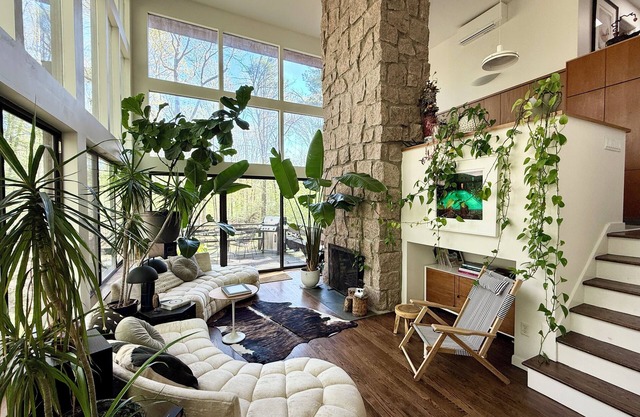 Artistic Modern Forest Retreat Minutes from Guilford Shores
