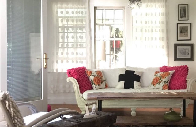 Artsy boho style eclectic quirky cottage