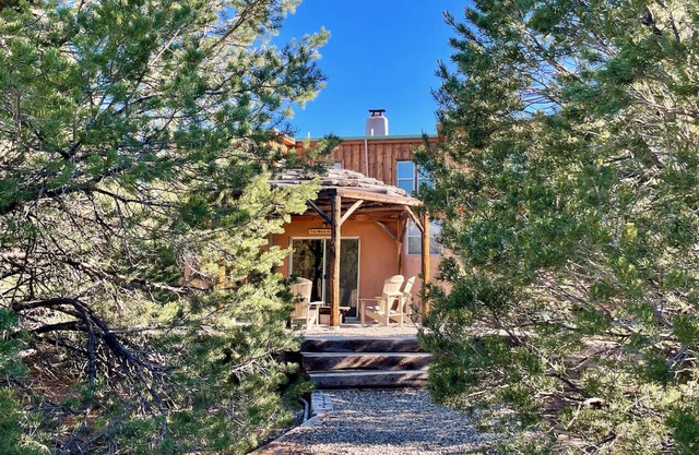 At Home in the Enchanted Forest of Carson between Taos & Ojo Caliente!