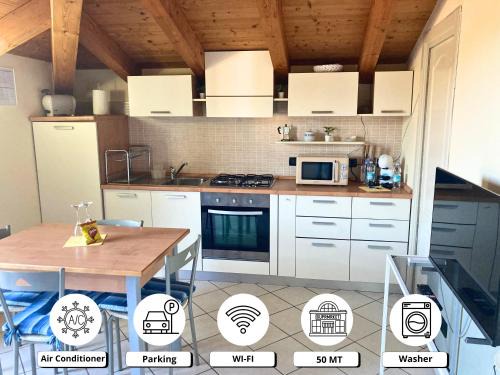Attic Apartment Villa Rosa con posto auto privato