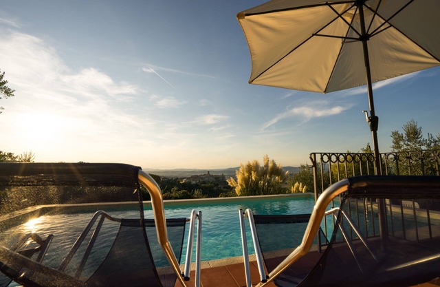Mansarde-Attika in Villa mit Pool in der Nähe von Assisi