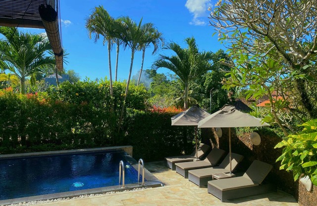 Authentische Bali Villa mit wunderschönem Reisfeldblick