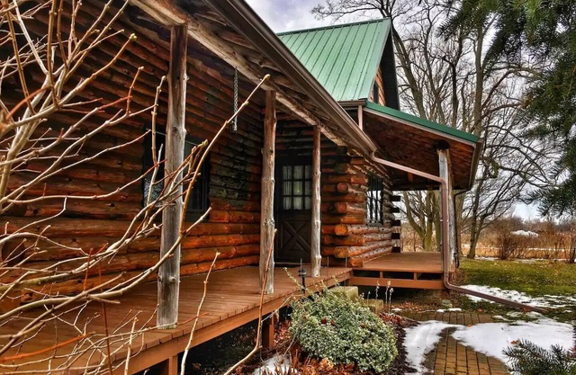 Authentic log cabin!