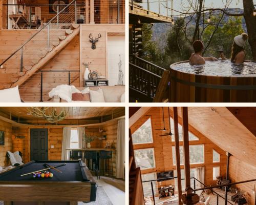 Award-winning Aframe Chalet Cedar Hottub Views