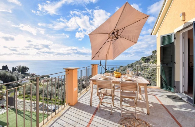 Schöne Wohnung in Recco mit Meerblick
