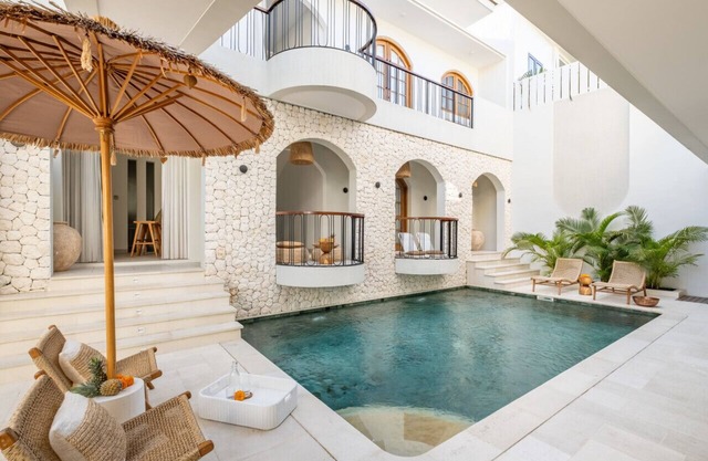 Azure Luxe Boutique Villa in Canggu- Pool Side 1