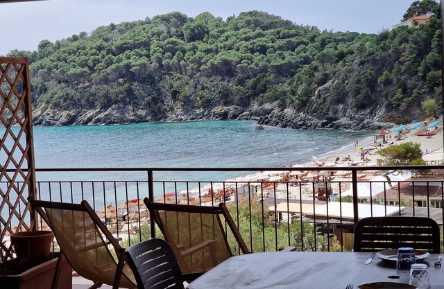 Balkon mit Meerblick - Apartment Orchidea
