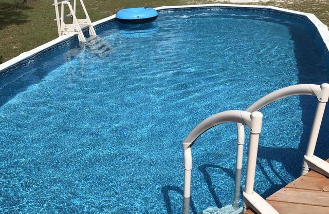 Bam!!! A lot of bang for the money! Your private pool is open and sparkling.