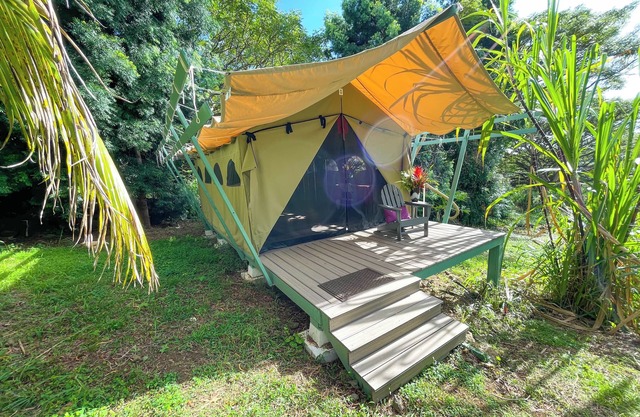 Bamboo Canopy with Shared Bath and Common House