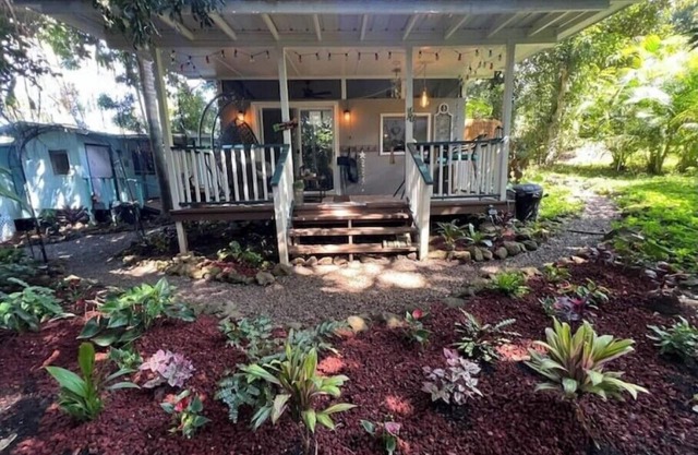 Banyan Bungalow is nestled in the jungle and surrounded by a gorgeous landscape.