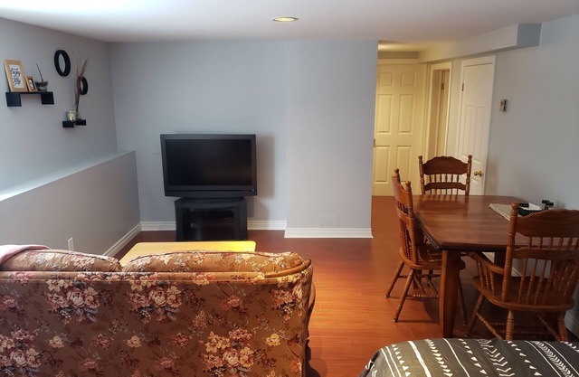 Basement with private entrance