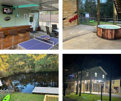 Bay Breeze Bliss-Hot Tub, Bar and Canal 5mi to Beach