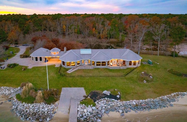 Bay Estate | Luxe Waterfront Home w/ Private Pier, Main+Guest House, Bay Views