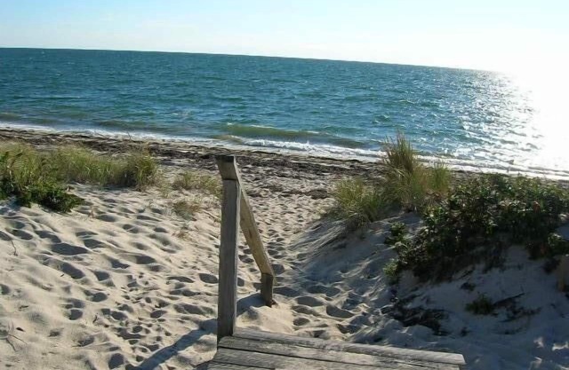 Blick auf die Bucht, Strand über die Straße, tolle Sache!