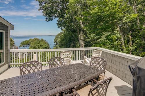 Bayfront Plymouth Gem with Sunroom, Steps to Shore!